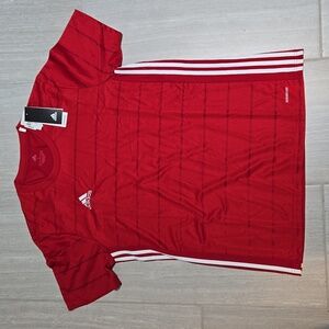 Mens Adidas Aeroready Campeon 21 Jersey Shirt Red Size Large NWT